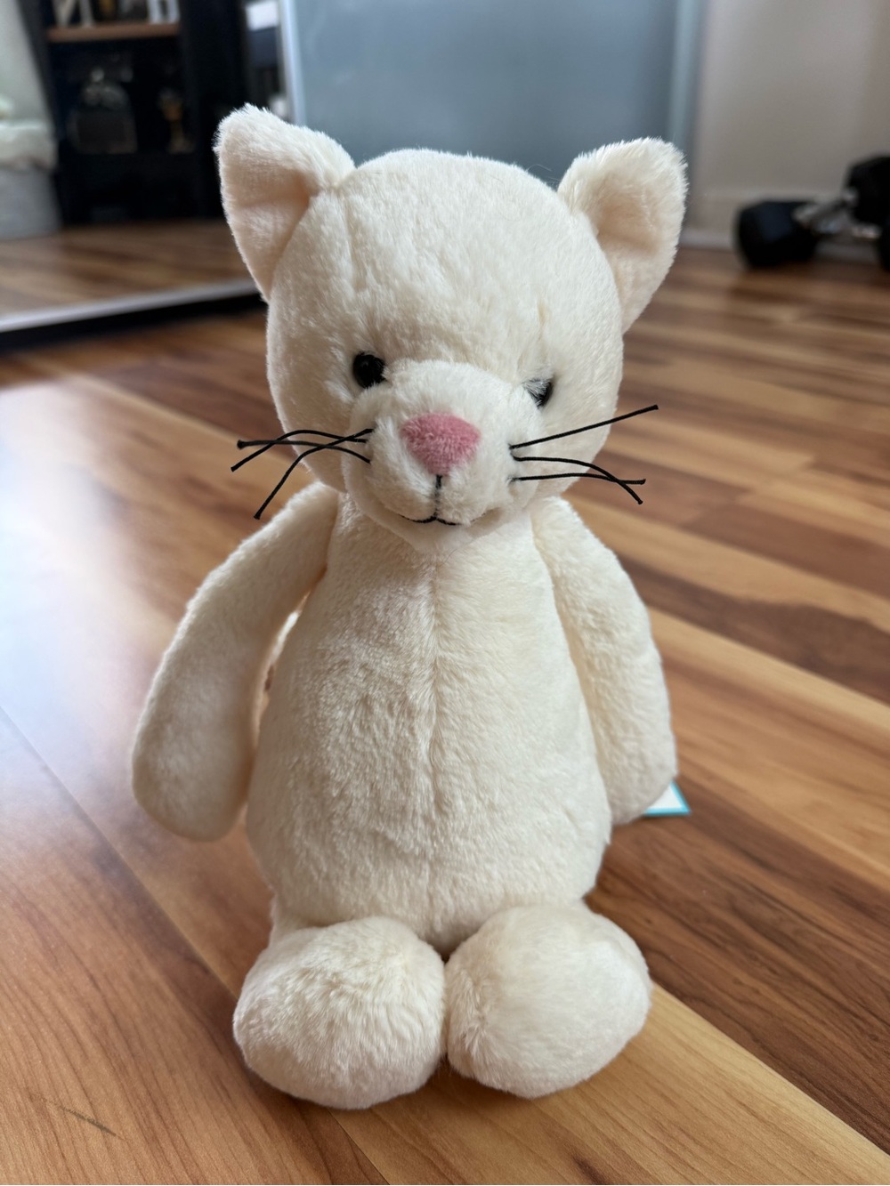 Jellycat Bashful Kitten Cream NWT